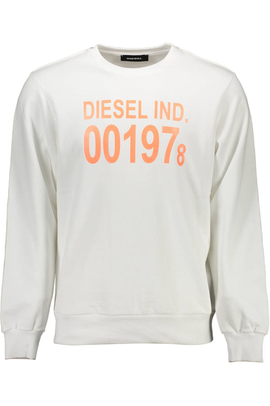 DIESEL СУИТШИТ БЕЗ ЦИП МЪЖКИ БЯЛ