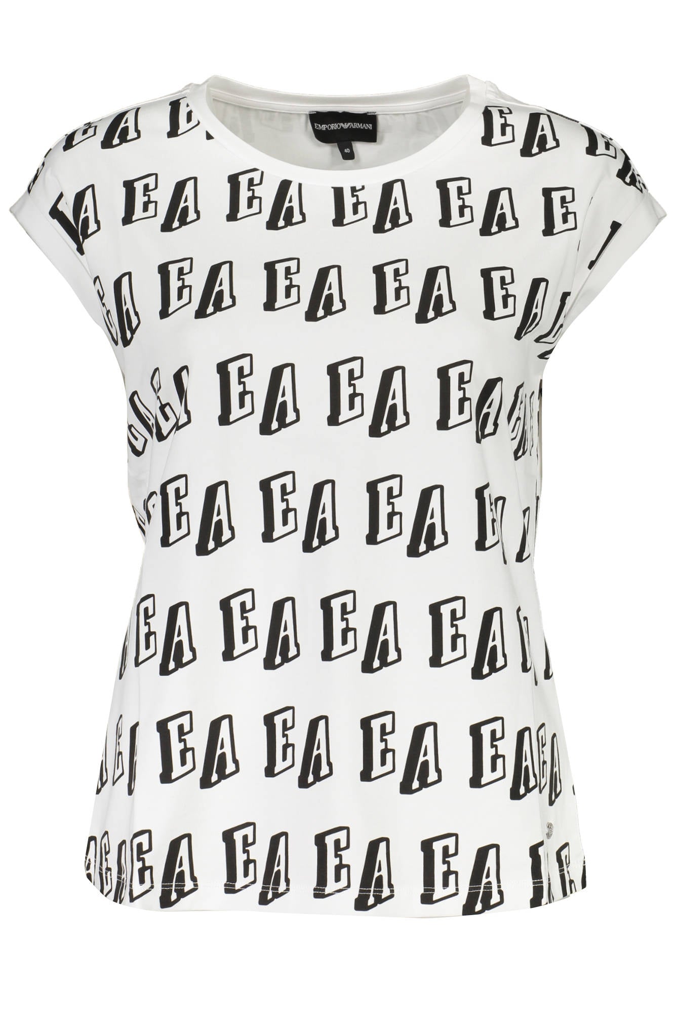 EMPORIO ARMANI ТЕНИСКА БЕЗ РЪКАВИ ЖЕНСКА БЯЛА