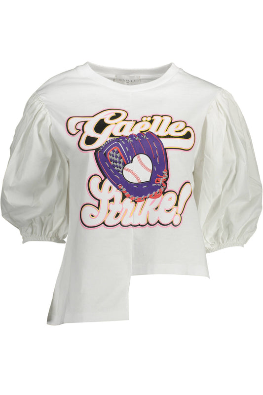 GAELLE PARIS ТЕНИСКА 3/4 РЪКАВИ ЖЕНСКА БЯЛА