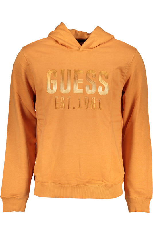 МЪЖКИ ОРАНЖЕВ СУИТШЪР БЕЗ ЦИП GUESS JEANS-0