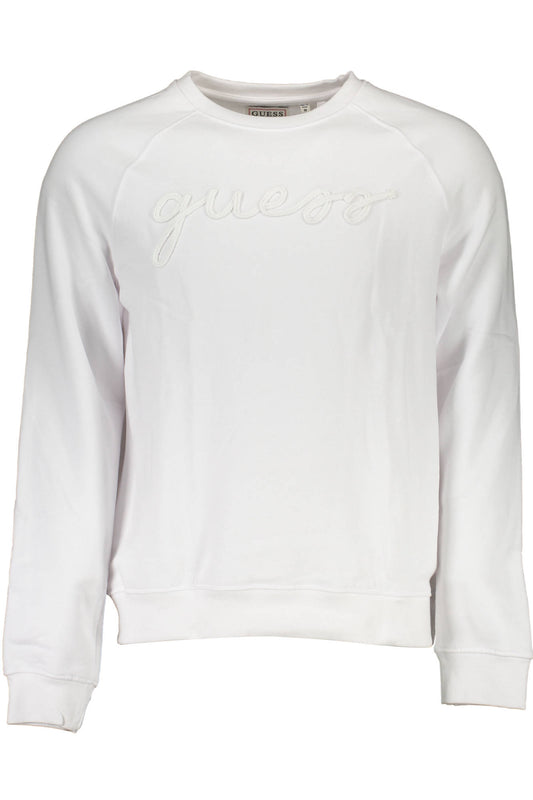 GUESS JEANS СУИТШИТ БЕЗ ЦИП МЪЖ БЯЛ