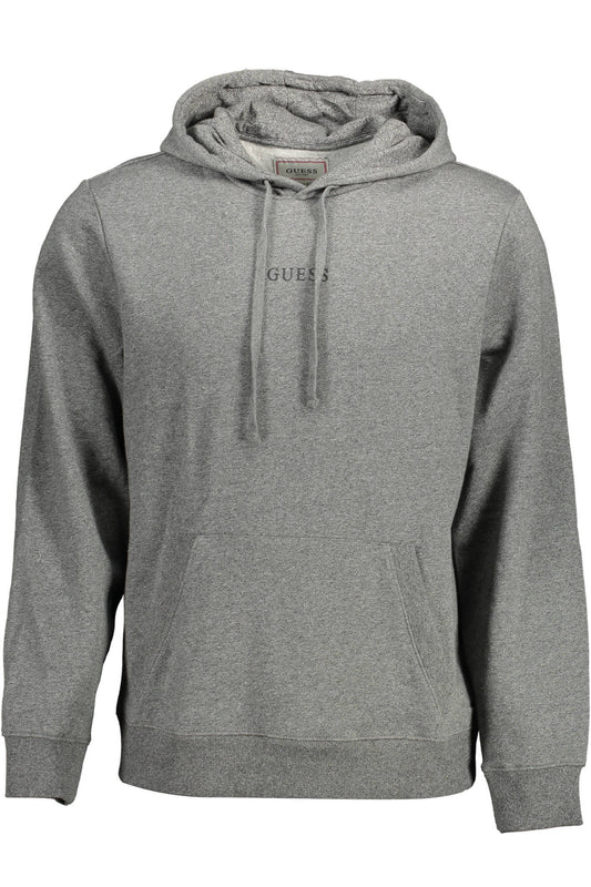 GUESS JEANS СУИТШИТ БЕЗ ЦИП МЪЖКИ СИВ