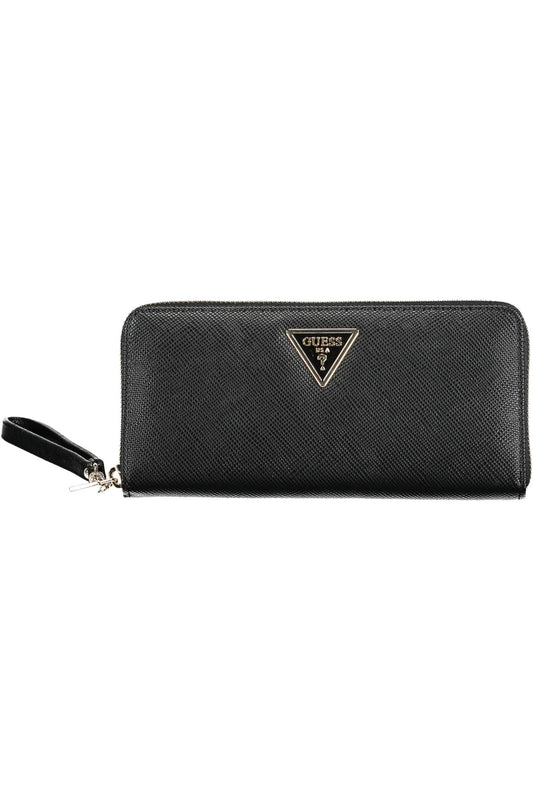 GUESS JEANS ДАМСКИ портфейл ЧЕРЕН