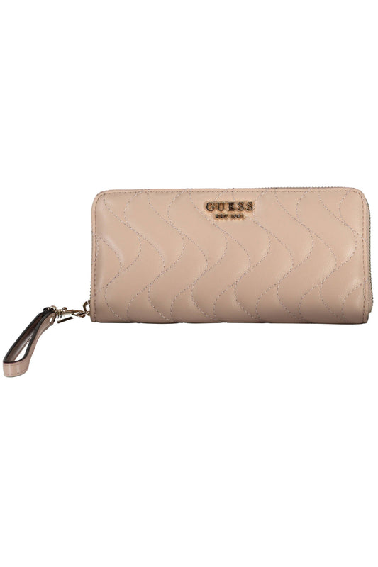 РОЗОВ ДАМСКИ ПОРТМОНЕ GUESS JEANS-0
