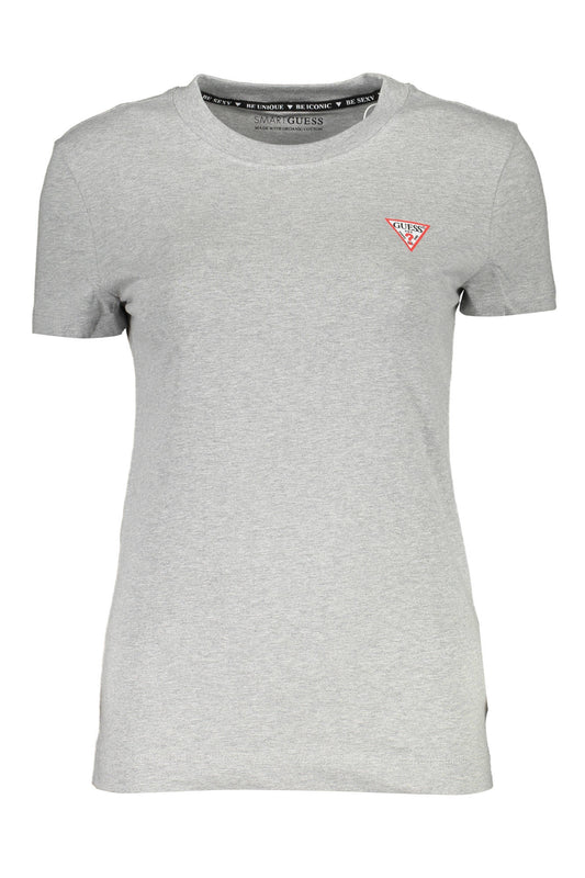 ДАМСКА ТЕНИСКА С КЪС РЪКАВ GUESS JEANS СИВА