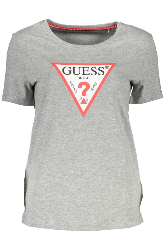 ДАМСКА ТЕНИСКА С КЪС РЪКАВ GUESS JEANS СИВА