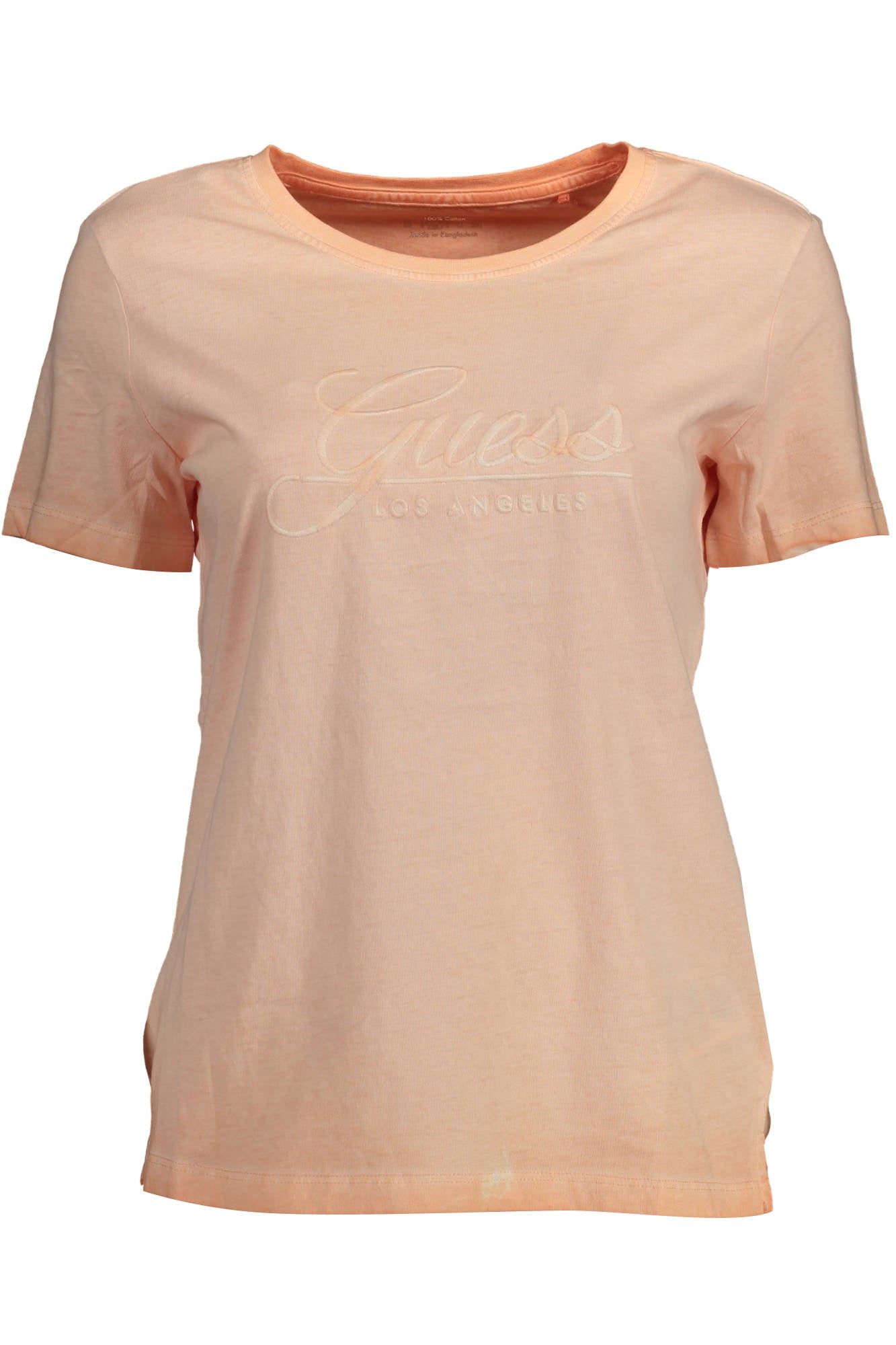 GUESS JEANS ДАМСКА ТЕНИСКА С КЪС РЪКАВ РОЗОВА