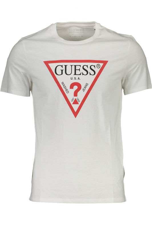 GUESS JEANS МЪЖКА ТЕНИСКА С КЪС РЪКАВ БЯЛА