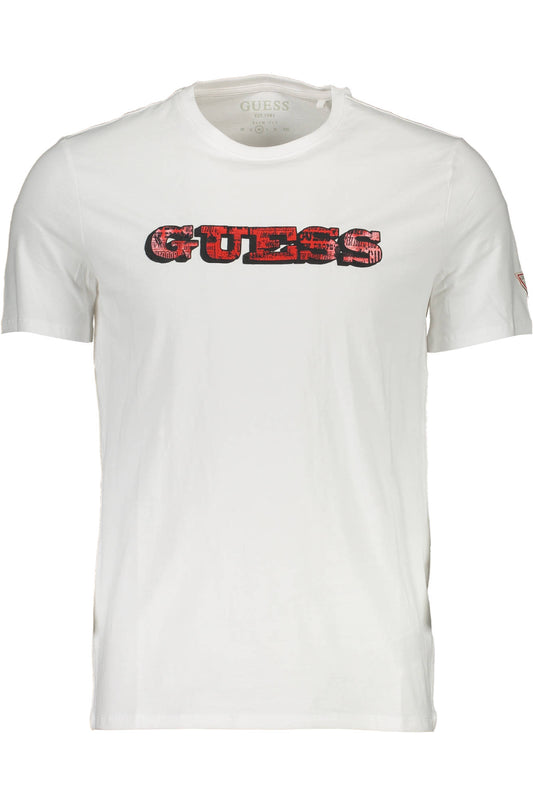 GUESS JEANS МЪЖКА ТЕНИСКА С КЪС РЪКАВ БЯЛА