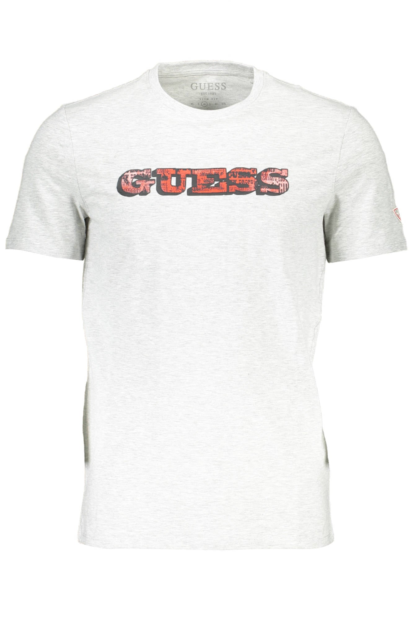 GUESS JEANS МЪЖКА ТЕНИСКА С КЪС РЪКАВ СИВА