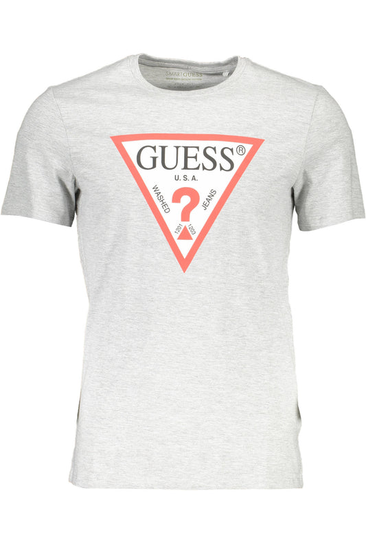 GUESS JEANS МЪЖКА ТЕНИСКА С КЪС РЪКАВ СИВА
