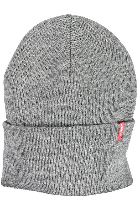 МЪЖКА СИВА ШАПКА LEVI&#39;S-0