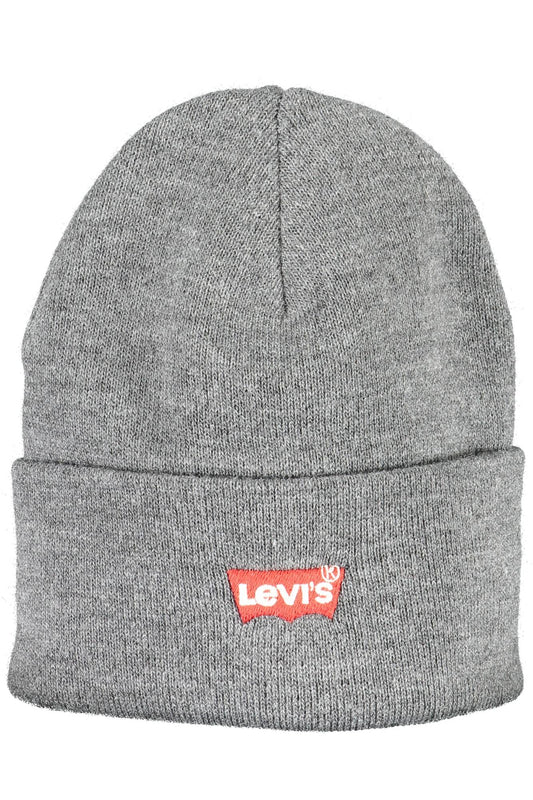 МЪЖКА СИВА ШАПКА LEVI&#39;S-0