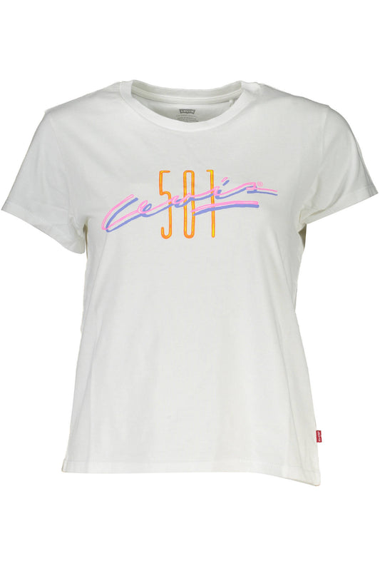 БЯЛА ДАМСКА ТЕНИСКА С КЪС РЪКАВ LEVI&#39;S-0