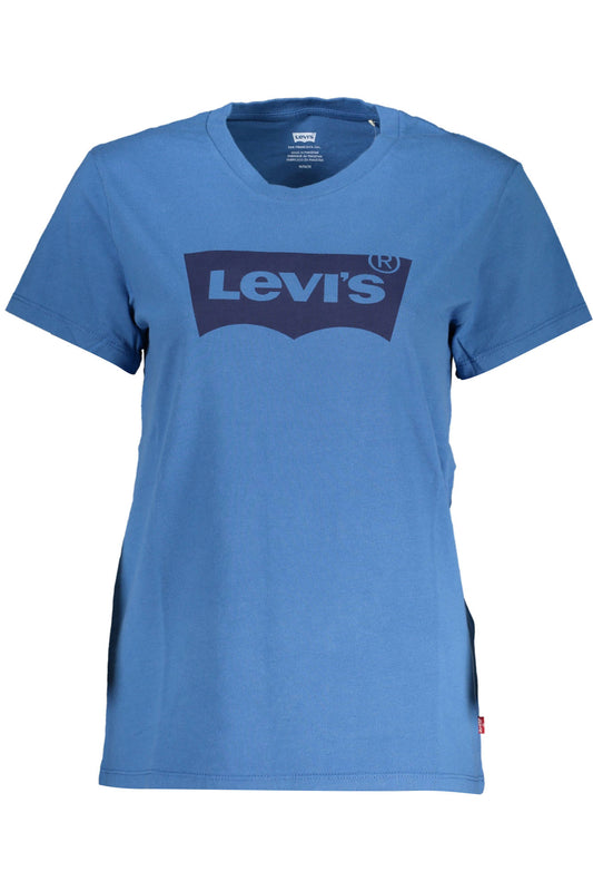 СИНЯ ЖЕНСКА ТЕНИСКА С КЪС РЪКАВ LEVI&#39;S
