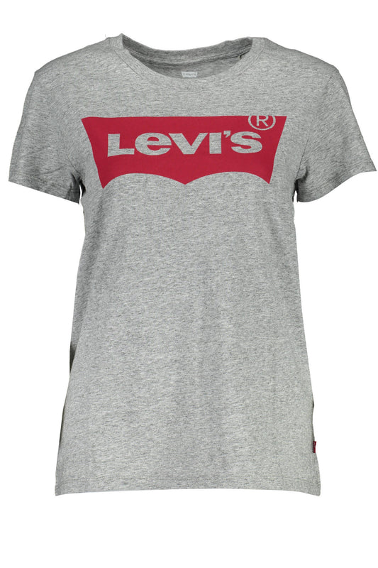 ДАМСКА ТЕНИСКА С КЪС РЪКАВ LEVI&#39;S СИВА