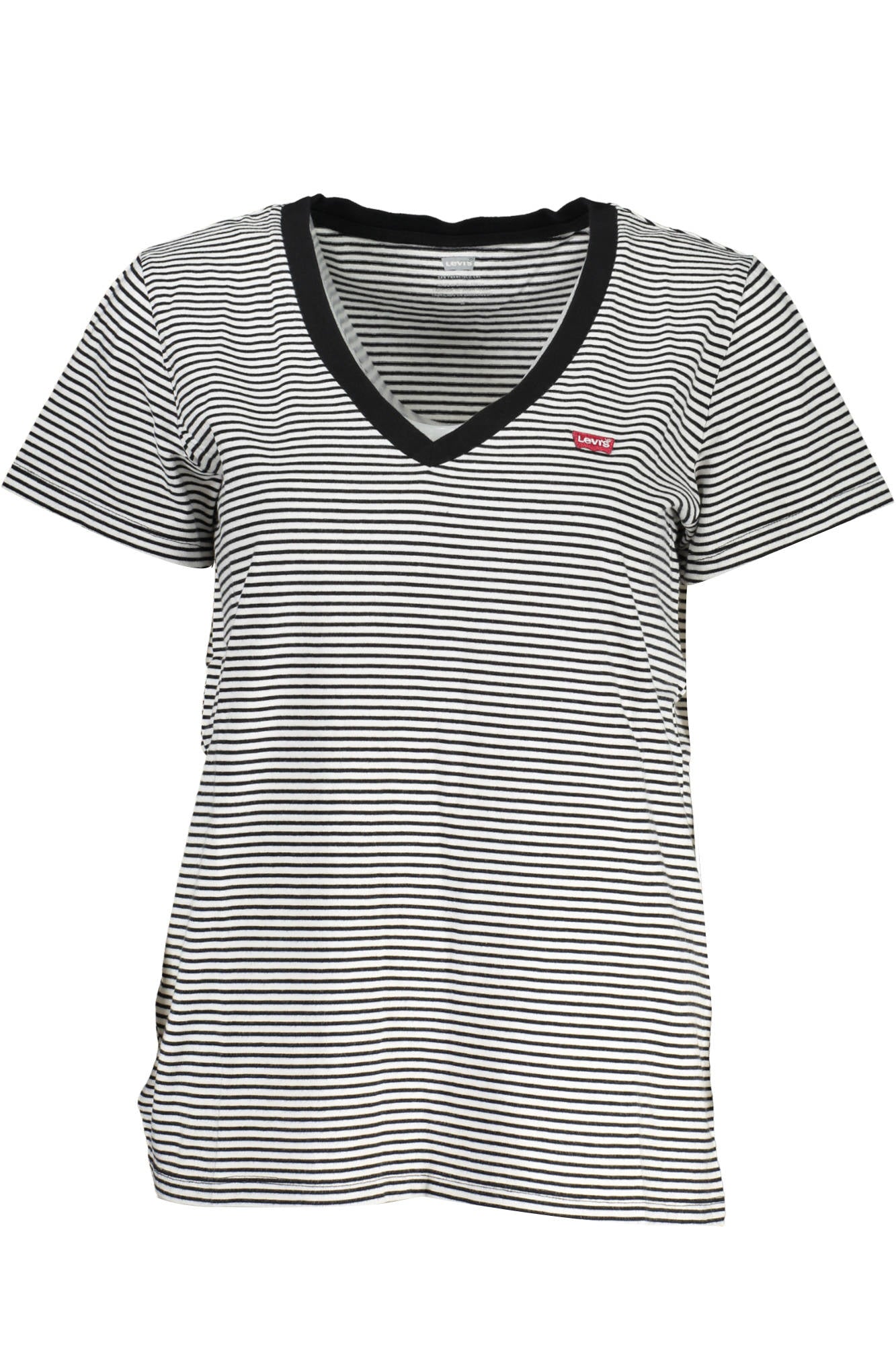ЧЕРНА ДАМСКА ТЕНИСКА С КЪС РЪКАВ LEVI&#39;S-0