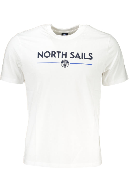 МЪЖКА ТЕНИСКА С КЪС РЪКАВ NORTH SAILS БЯЛА-0