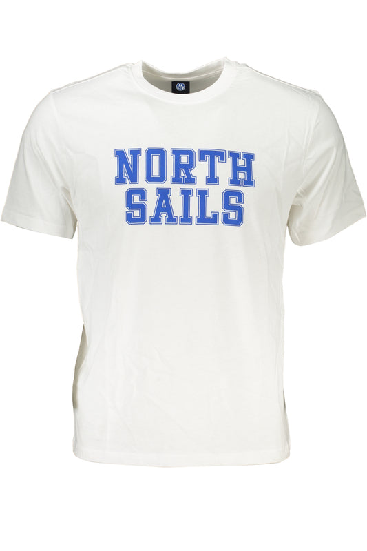 МЪЖКА ТЕНИСКА С КЪС РЪКАВ NORTH SAILS БЯЛА-0
