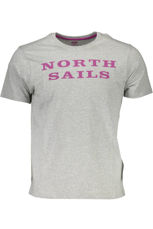 МЪЖКА ТЕНИСКА С КЪС РЪКАВ NORTH SAILS СИВА
