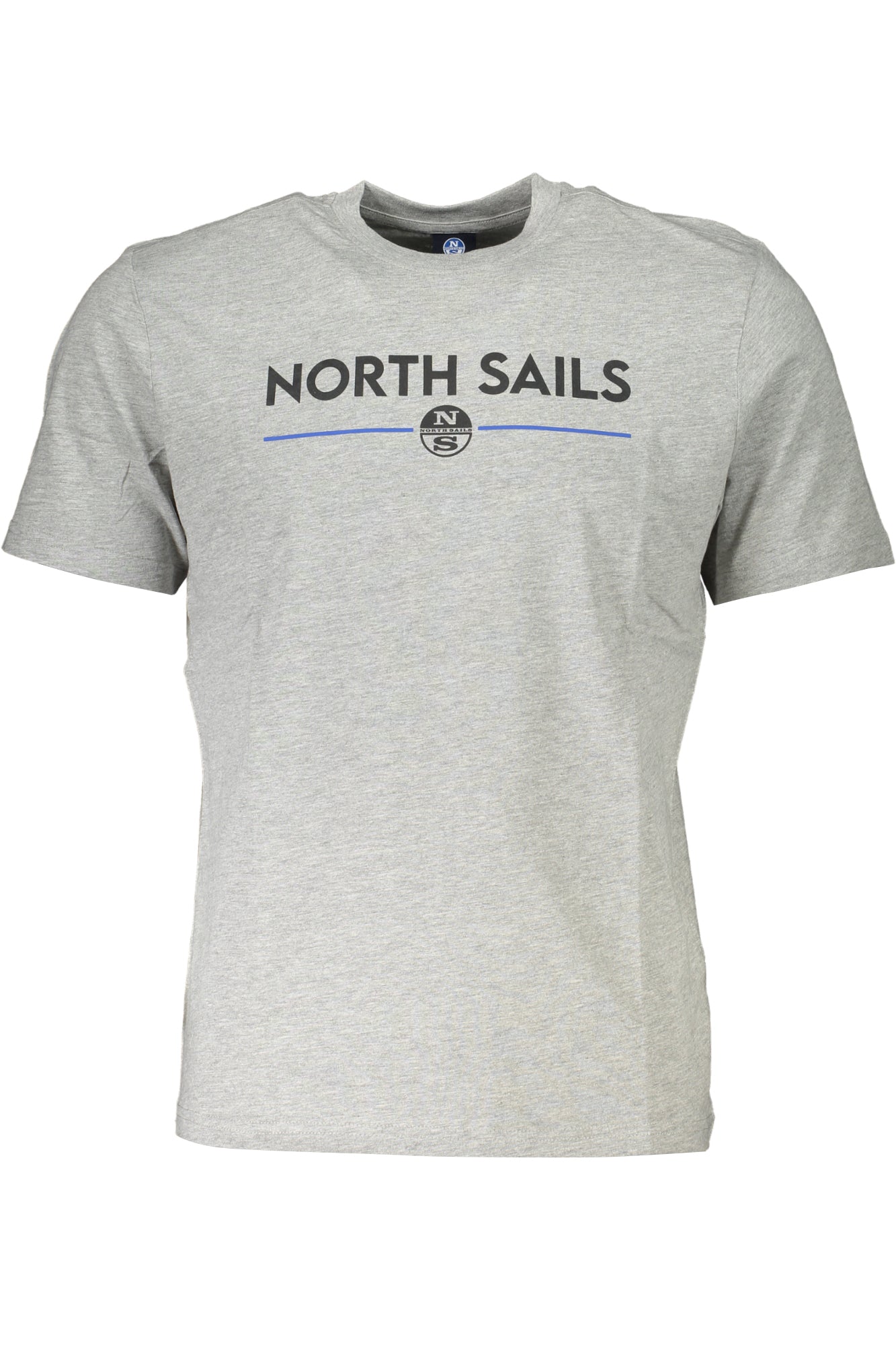 МЪЖКА ТЕНИСКА С КЪС РЪКАВ NORTH SAILS СИВА-0