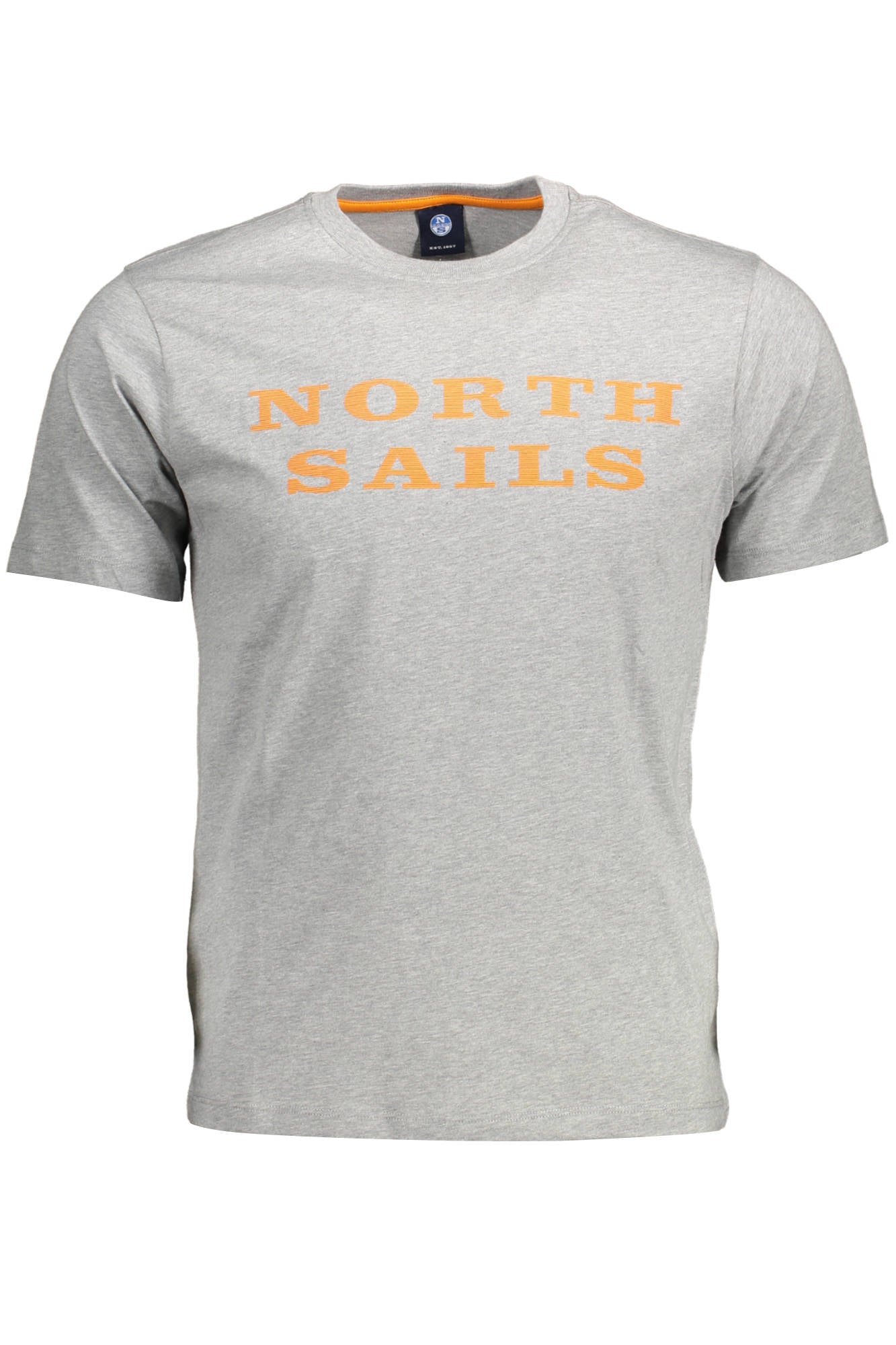 МЪЖКА ТЕНИСКА С КЪС РЪКАВ NORTH SAILS СИВА