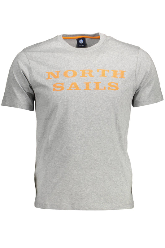 МЪЖКА ТЕНИСКА С КЪС РЪКАВ NORTH SAILS СИВА