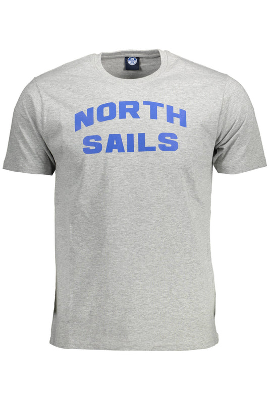 МЪЖКА ТЕНИСКА С КЪС РЪКАВ NORTH SAILS СИВА