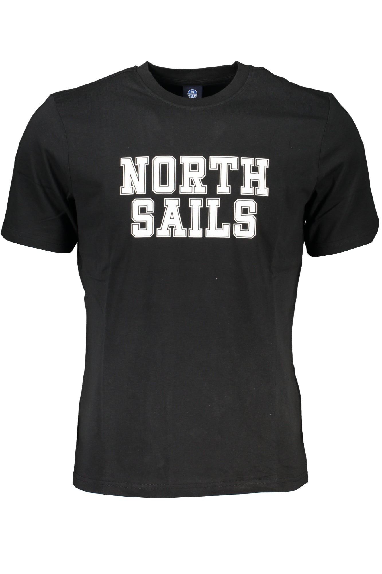 МЪЖКА ТЕНИСКА С КЪС РЪКАВ NORTH SAILS ЧЕРНА-0