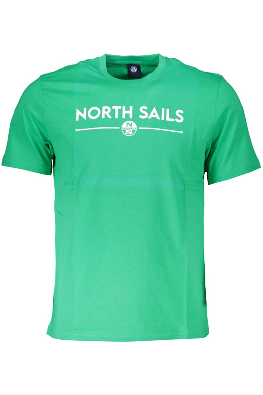 ЗЕЛЕНА МЪЖКА ТЕНИСКА С КЪС РЪКАВ NORTH SAILS-0