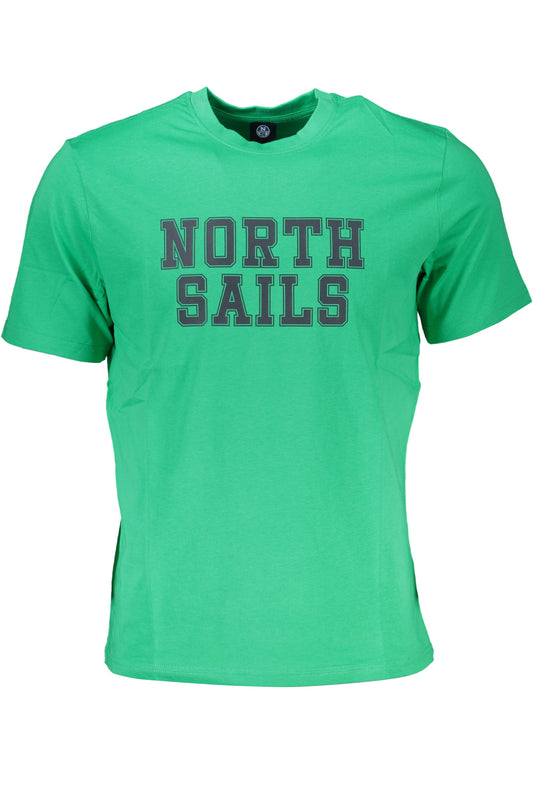 ЗЕЛЕНА МЪЖКА ТЕНИСКА С КЪС РЪКАВ NORTH SAILS-0