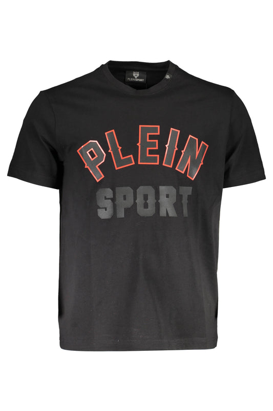 МЪЖКА ТЕНИСКА С КЪС РЪКАВ PLEIN SPORT ЧЕРНА