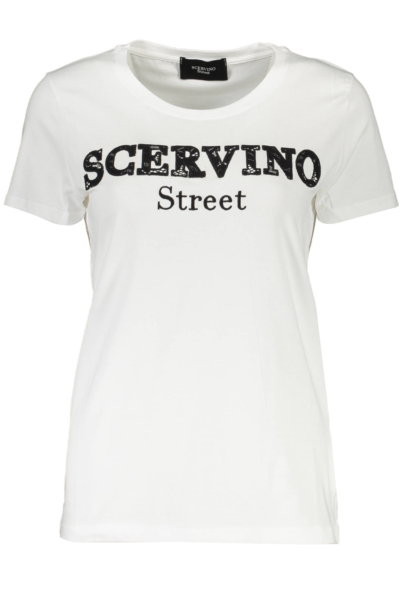 SCERVINO STREET ДАМСКА ТЕНИСКА С КЪС РЪКАВ БЯЛА