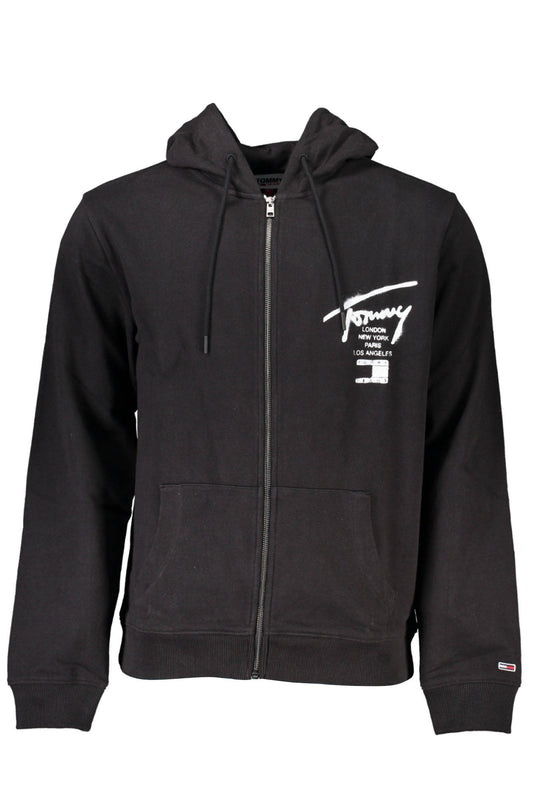 TOMMY HILFIGER МЪЖКИ ЧЕРЕН СУИТШЪТ С ЦИП-0