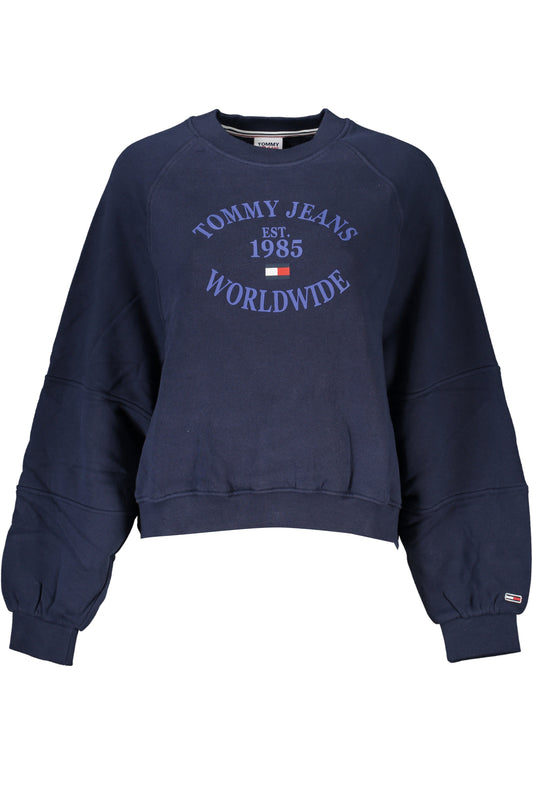 TOMMY HILFIGER ДАМСКИ СИН СУИТШЪТ БЕЗ ЦИП-0