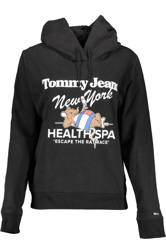 TOMMY HILFIGER СУИТШЪР БЕЗ ЦИП ДАМСКИ ЧЕРЕН