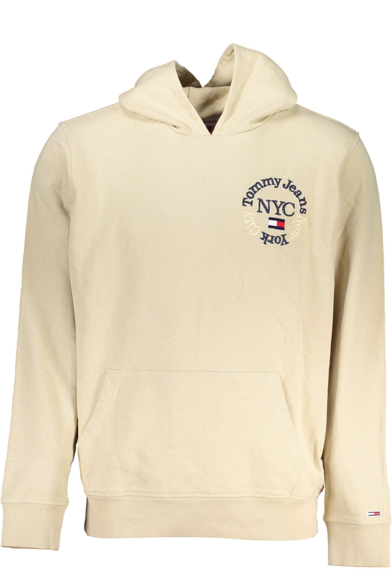 TOMMY HILFIGER СУИТШЪР БЕЗ ЦИП МЪЖКИ БЕЖОВ-0