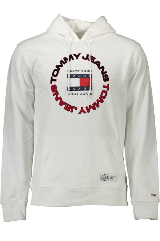 TOMMY HILFIGER МЪЖКИ БЯЛ СУИТШЪР БЕЗ ЦИП