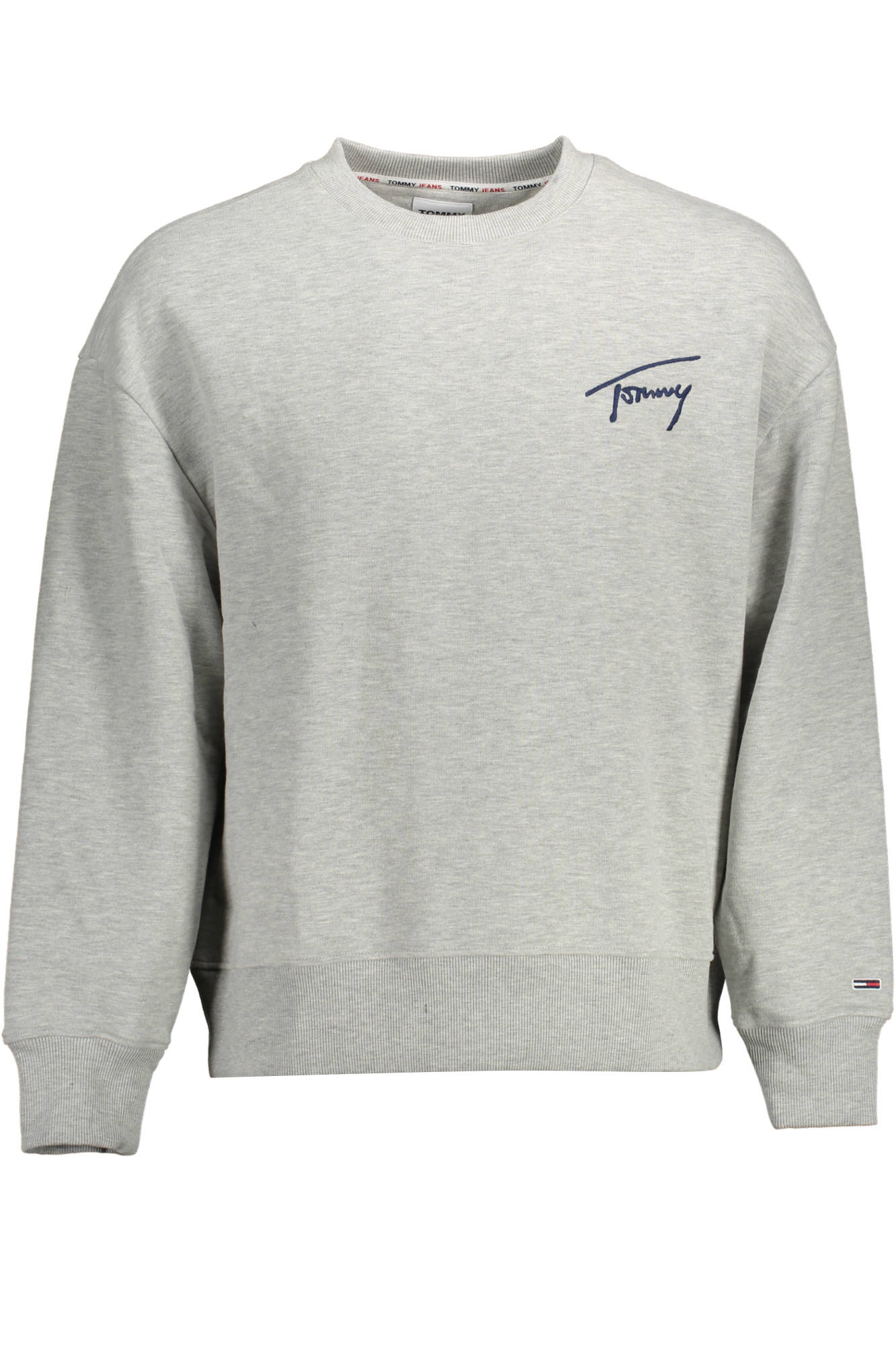 СУИТШИТ НА TOMMY HILFIGER БЕЗ ЦИП МЪЖ СИВ