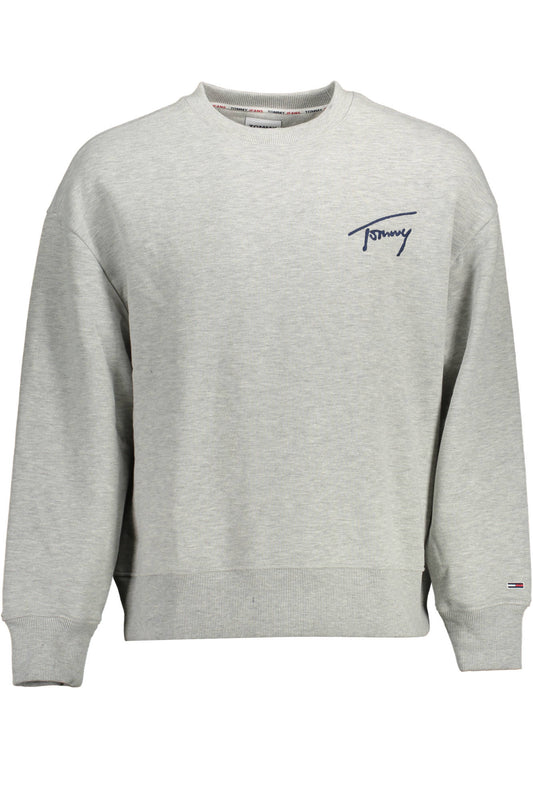 СУИТШИТ НА TOMMY HILFIGER БЕЗ ЦИП МЪЖ СИВ