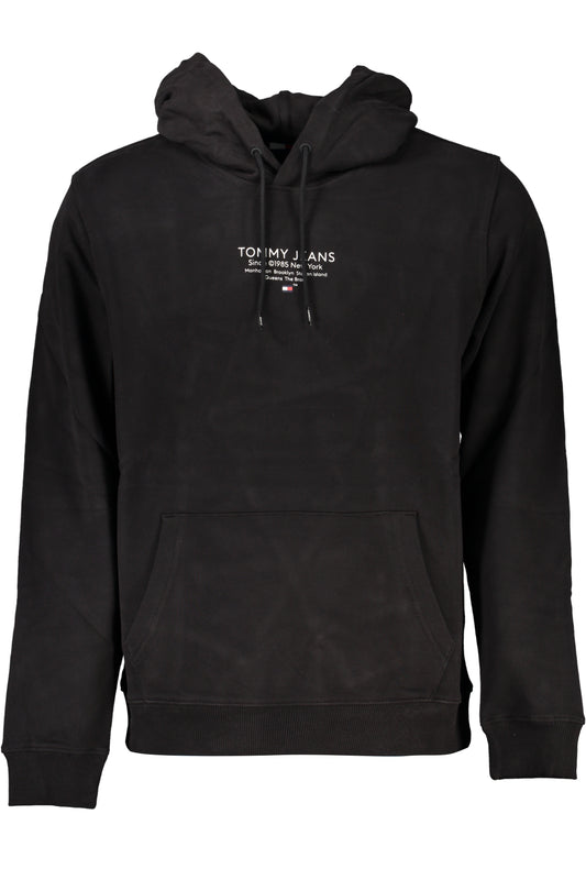 TOMMY HILFIGER МЪЖКИ ЧЕРЕН СУИТШЪТ БЕЗ ЦИП-0