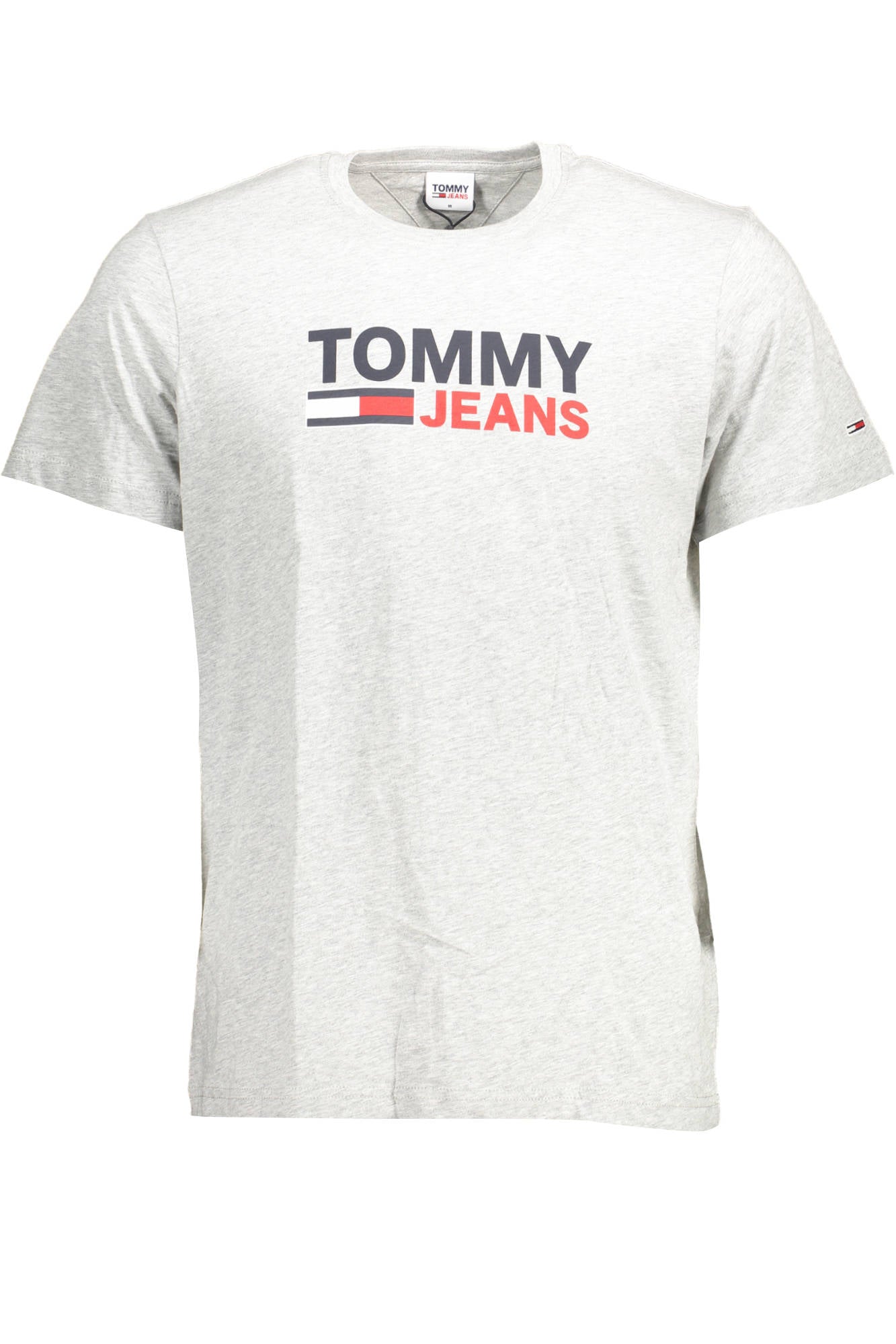 TOMMY HILFIGER МЪЖКА ТЕНИСКА С КЪС РЪКАВ СИВА