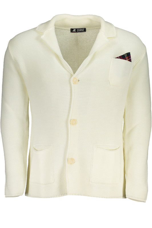 US GRAND POLO CARDIGAN МЪЖКА БЯЛА-0