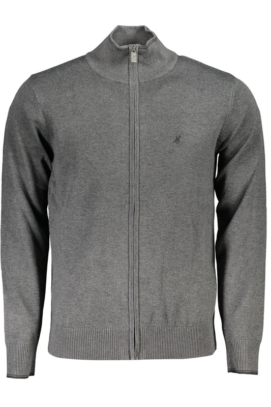 US GRAND POLO CARDIGAN МЪЖКА СИВА-0