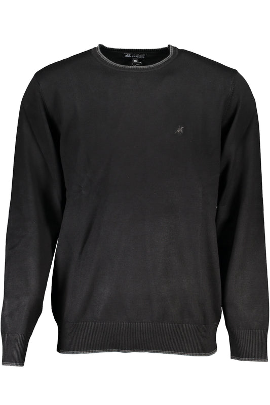 МЪЖКИ ЧЕРЕН ПУЛОВЕР US GRAND POLO-0