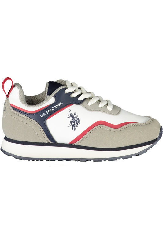 US POLO ASSN. БЕЛИ ДЕТСКИ СПОРТНИ ОБУВКИ-0
