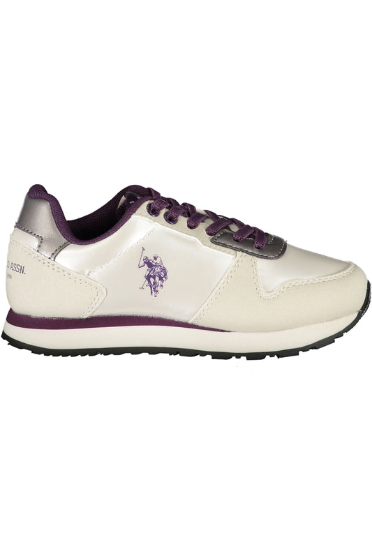 US POLO ASSN. БЕЛИ ДЕТСКИ СПОРТНИ ОБУВКИ-0