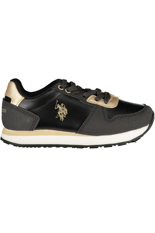 US POLO ASSN. ЧЕРНИ ДЕТСКИ СПОРТНИ ОБУВКИ-0