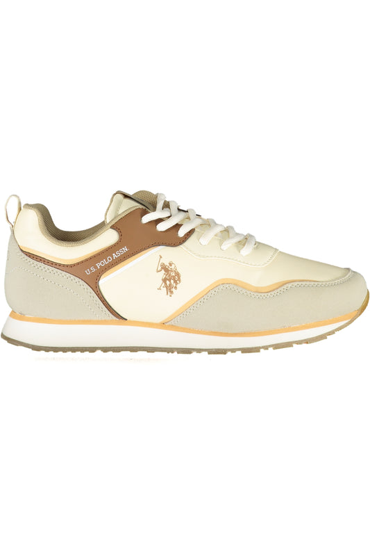 US POLO ASSN. БЕЖОВИ ДАМСКИ СПОРТНИ ОБУВКИ-0