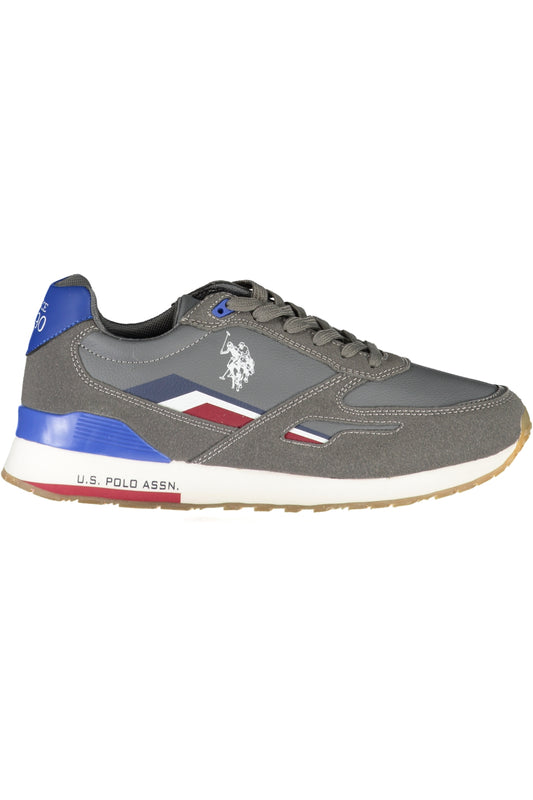 US POLO ASSN. СИВИ МЪЖКИ СПОРТНИ ОБУВКИ-0